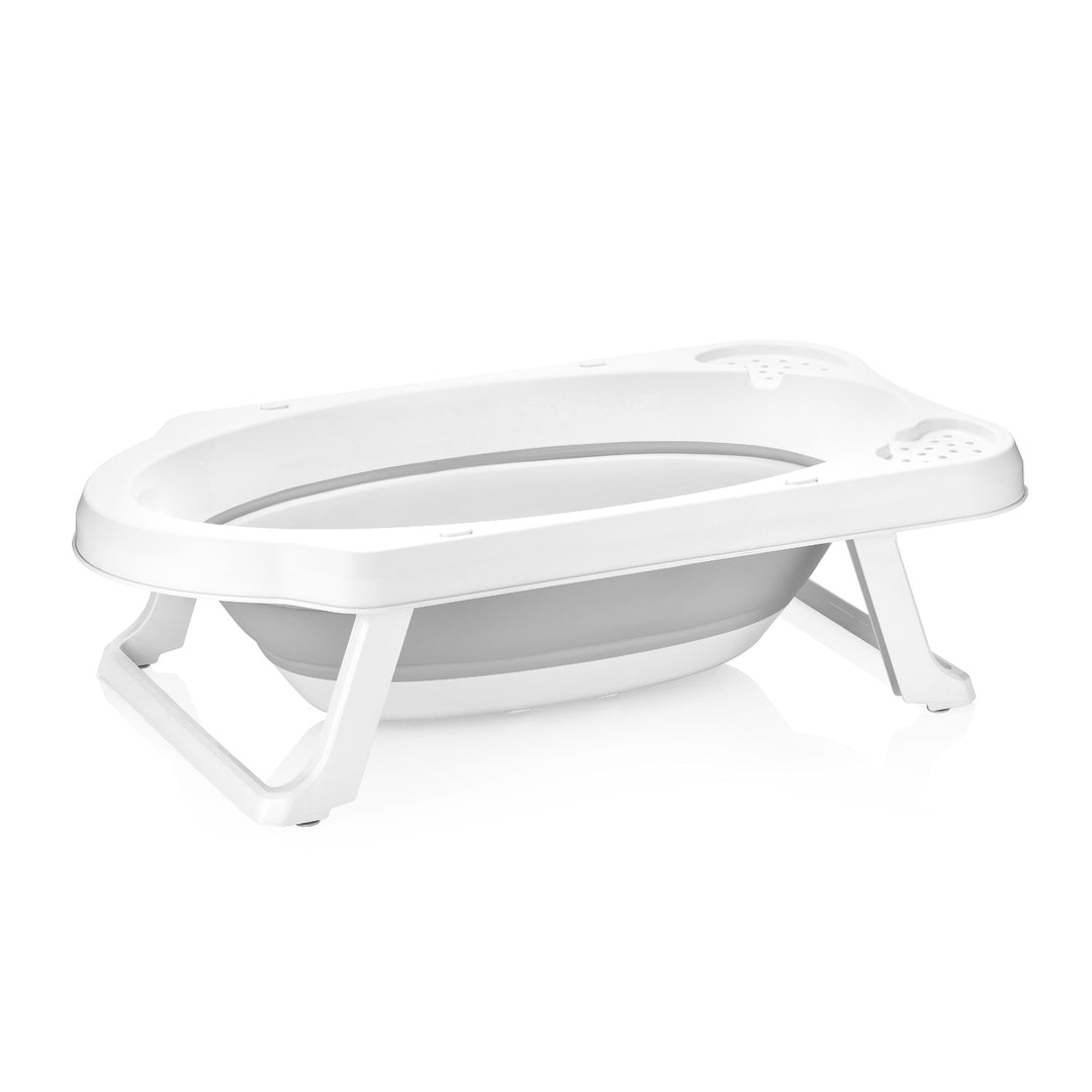 Keeeper Maja összecsukható babakád fehér és szürke 1064713000000