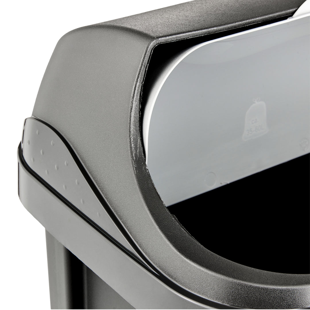 Keeeper Rasmus szemeteskosár forgó fedéllel. Űrtartalom 25 liter, grafit színű