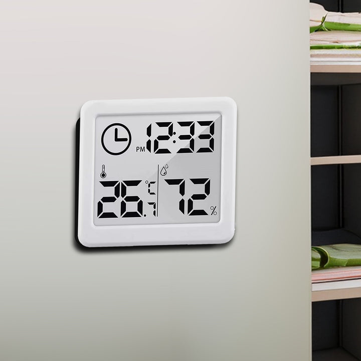Hőmérő/hőmérő óra funkcióval, GreenBlue, fehér, GB384W