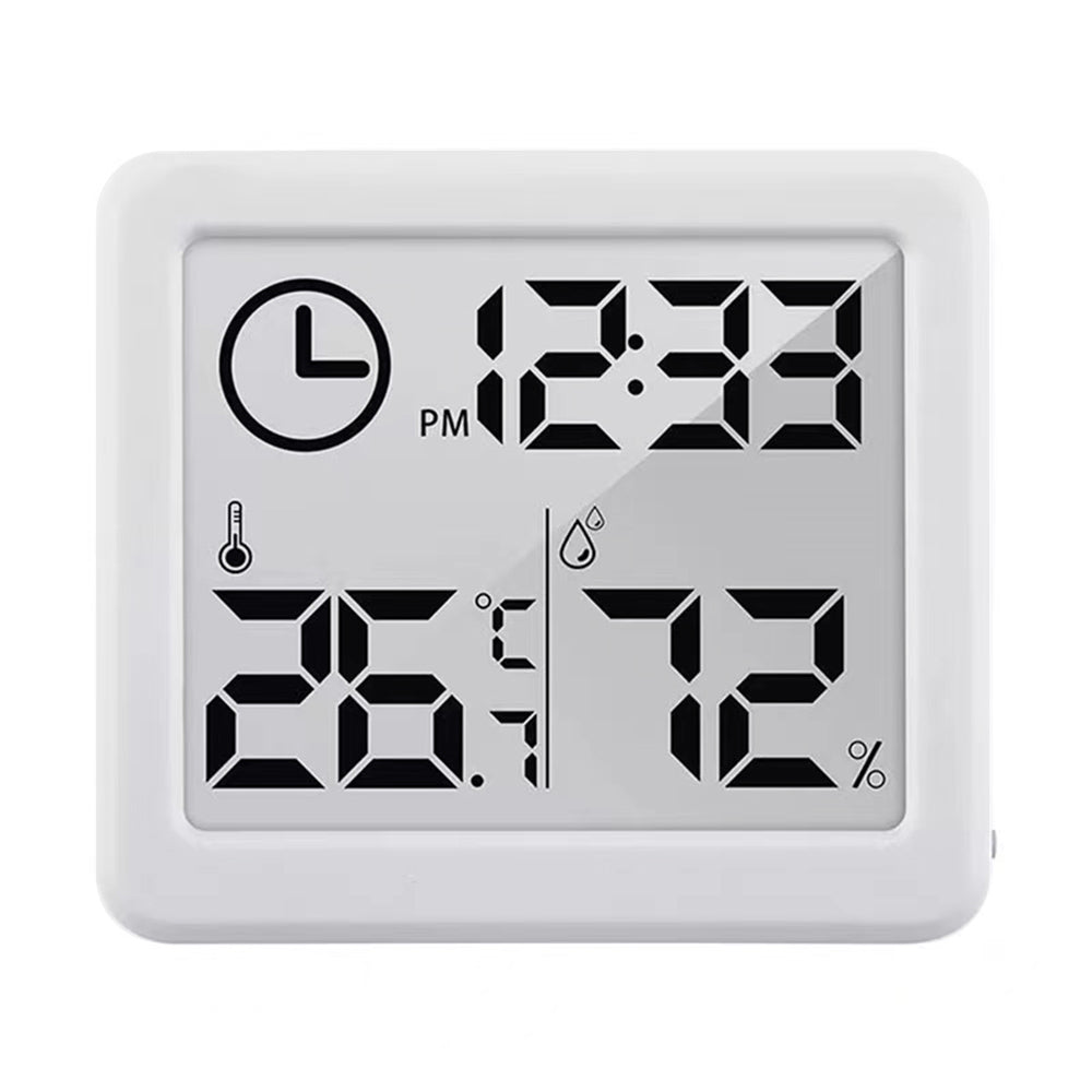 Hőmérő/hőmérő óra funkcióval, GreenBlue, fehér, GB384W