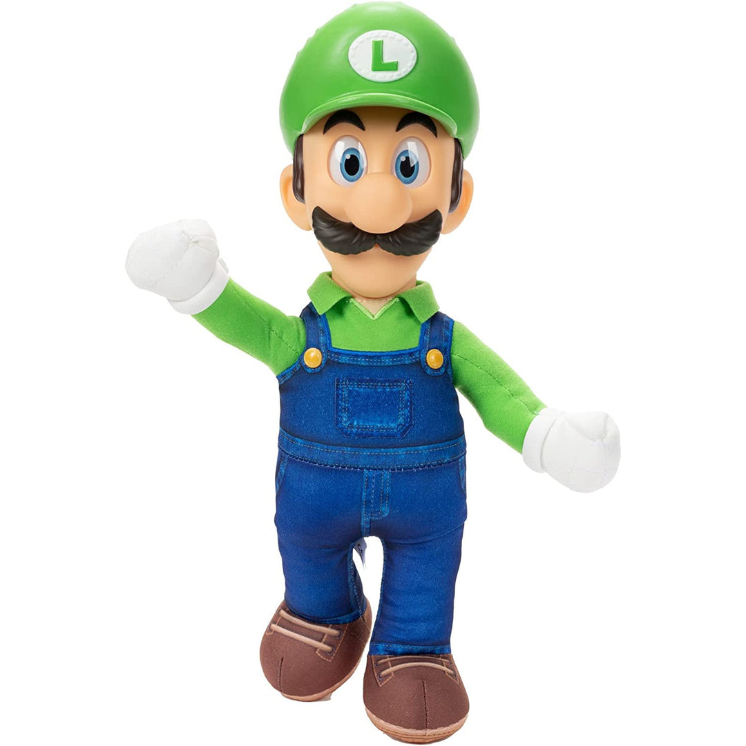 SUPER MARIO Movie Luigi, plüss, kabalafigura a rajzfilmből, 30 cm