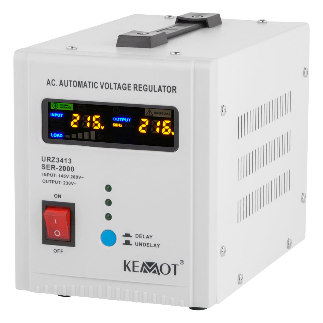 Automatikus feszültségstabilizátor 230 V KEMOT SER-2000