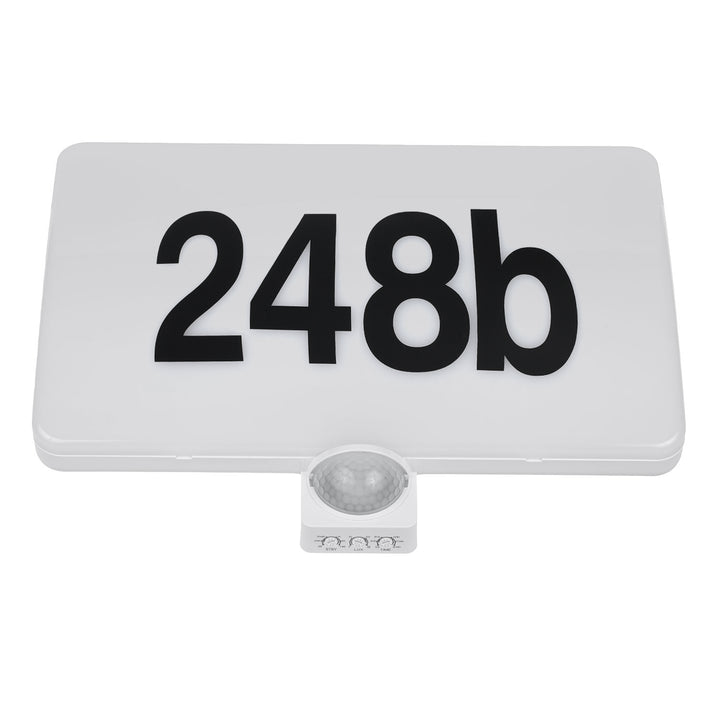 Maclean LED lámpa, házszám, szürkület- és mozgásérzékelő, dimmelhető, 20W, IP65, semleges szín (4000K), 1600lm, MCE466 W