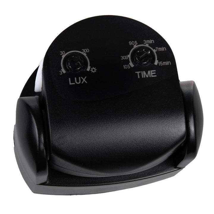 Maclean PIR mozgásérzékelő, infravörös, IP65, fekete, hatótávolság 12m, max. terhelés 600/1200W, MCE468 B