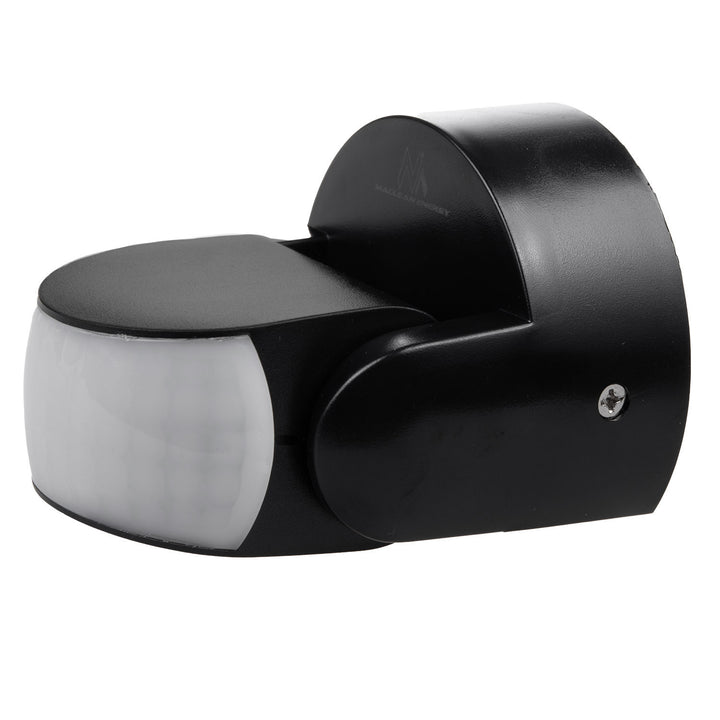 Maclean PIR mozgásérzékelő, infravörös, IP65, fekete, hatótávolság 12m, max. terhelés 600/1200W, MCE468 B