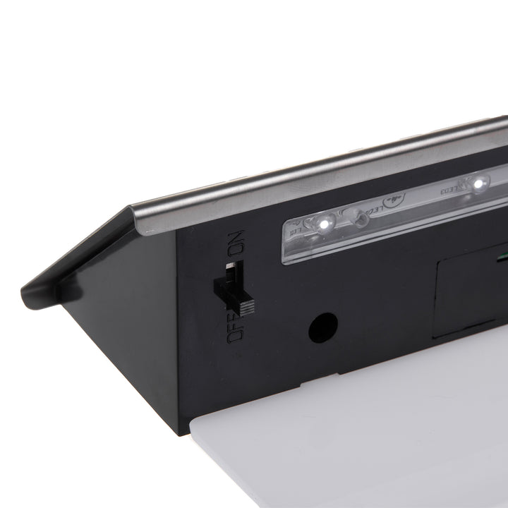 Napelemes LED lámpa Maclean házszámmal, IP44, 1W, 60lm, 6000K, 600 mAh újratölthető akkumulátor, 2,5V DC 70mA, MCE423