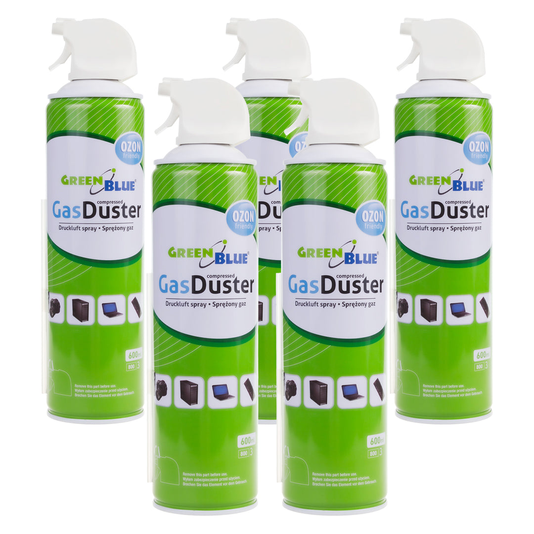5x sűrített levegő GreenBlue GB600 600ml pisztolyos szórófejes porlasztó