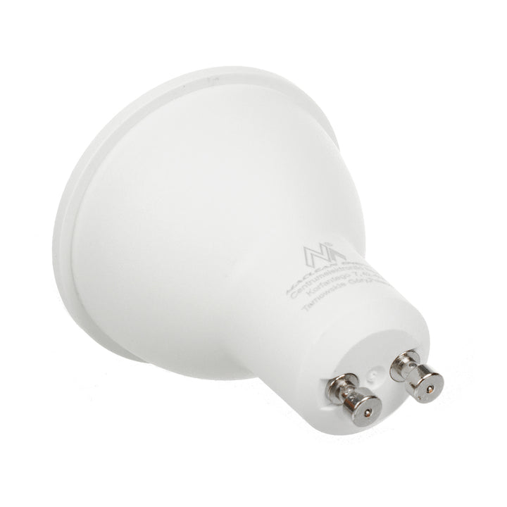 6x Maclean LED izzó, GU10, 7W, 220-240V~, 50/60Hz, semleges fehér, 4000K, 490 lumen, MCE437 NW