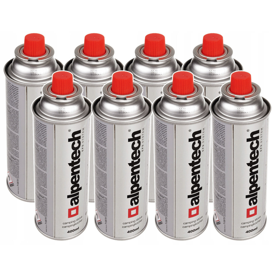 8x 380ml Alpentech gázpatron, tanúsítvány: Pi 0875