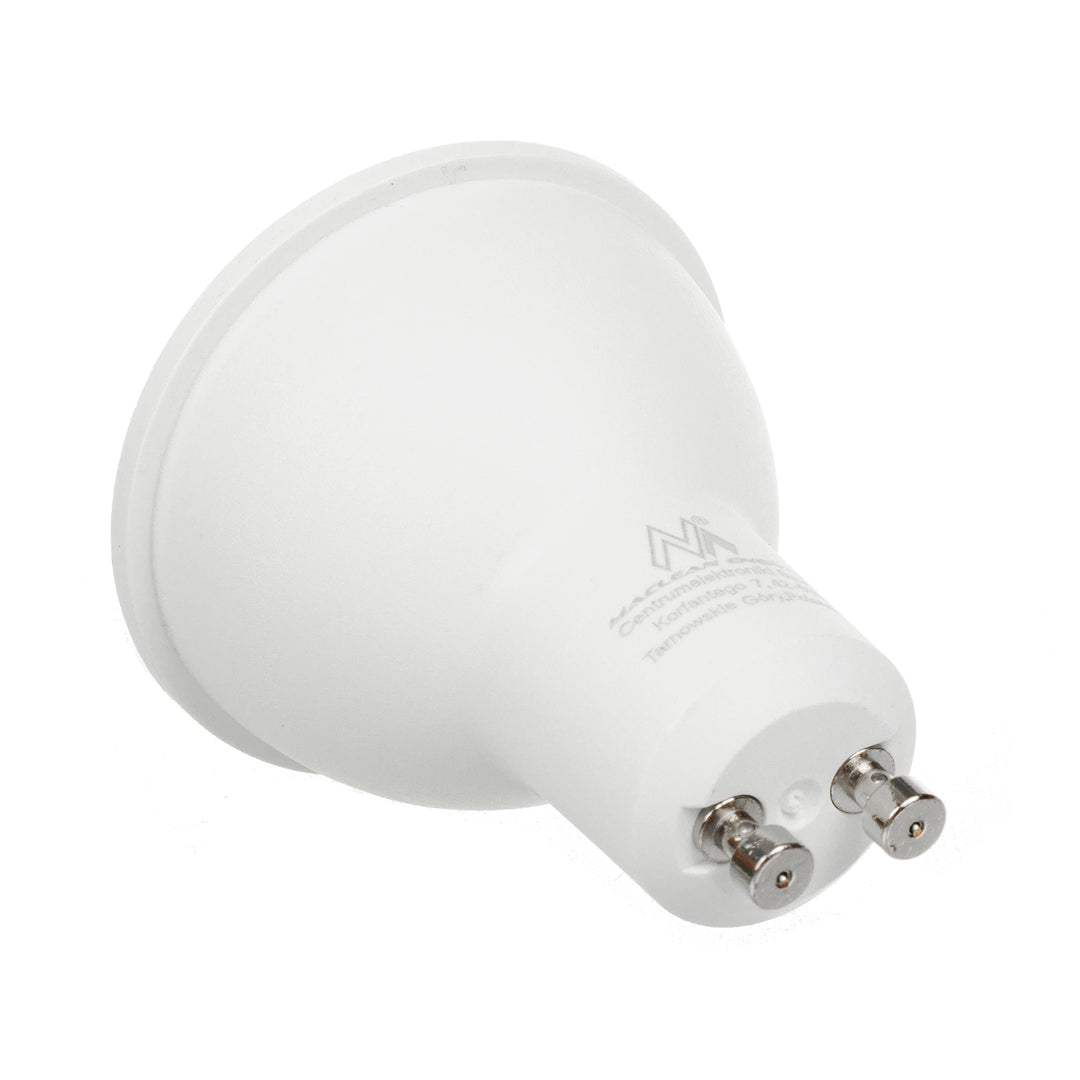 6x Maclean LED izzó, GU10, 5W, 220-240V~, 50/60Hz, Meleg fehér, 3000K, 400 lumen, MCE435 WW
