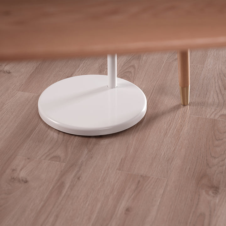 Maclean mobil monitor/TV padlóállvány, gázrugós, 17"-35", 2-10kg, fehér, MC-970W