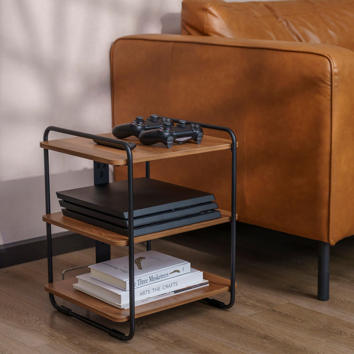 Stílusos 3 polcos szekrény Maclean, 90kg max, 454x400x496mm, MC-978