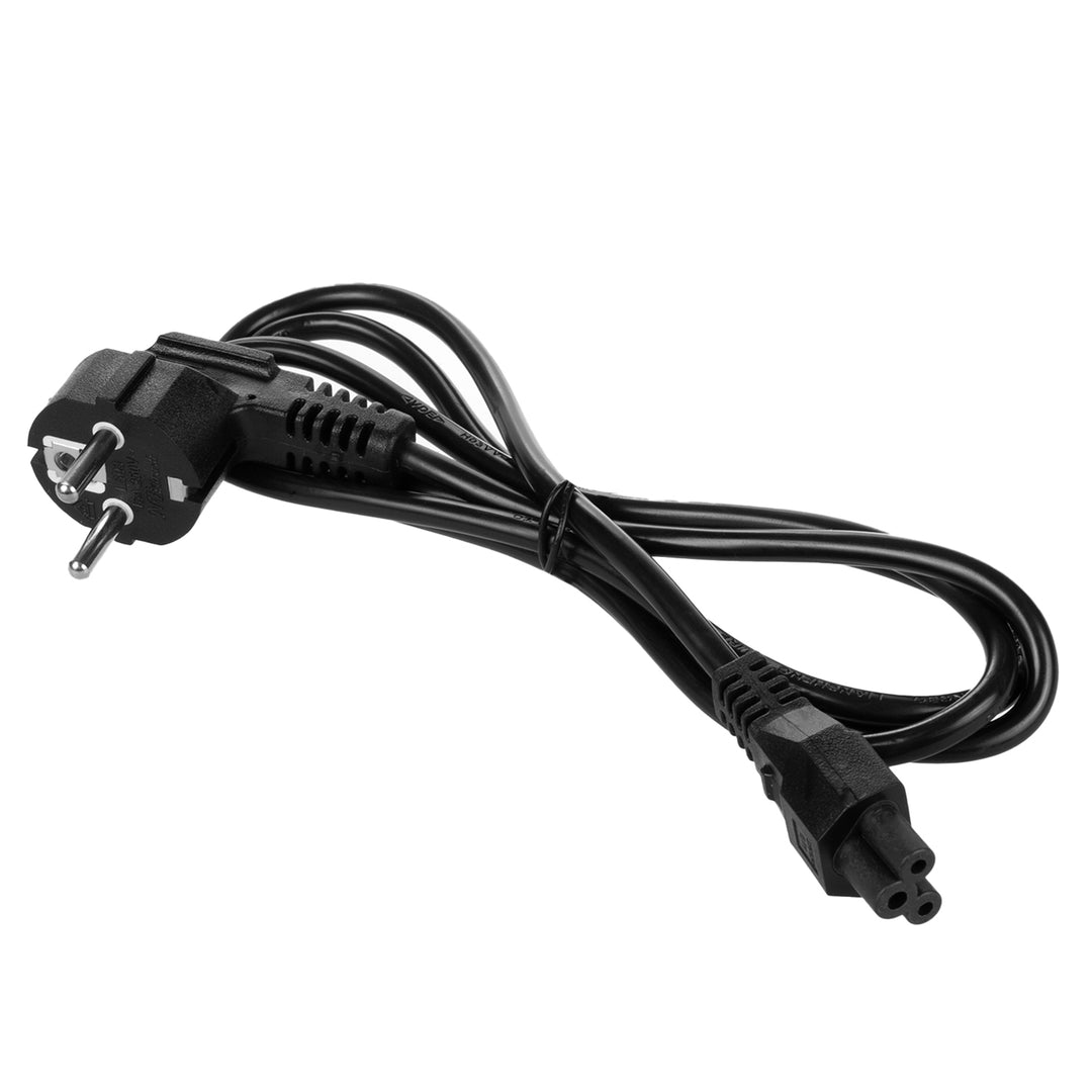 Maclean lóhere alakú tápkábel, 3 tűs, EU dugó, 1,5 m, MCTV-857