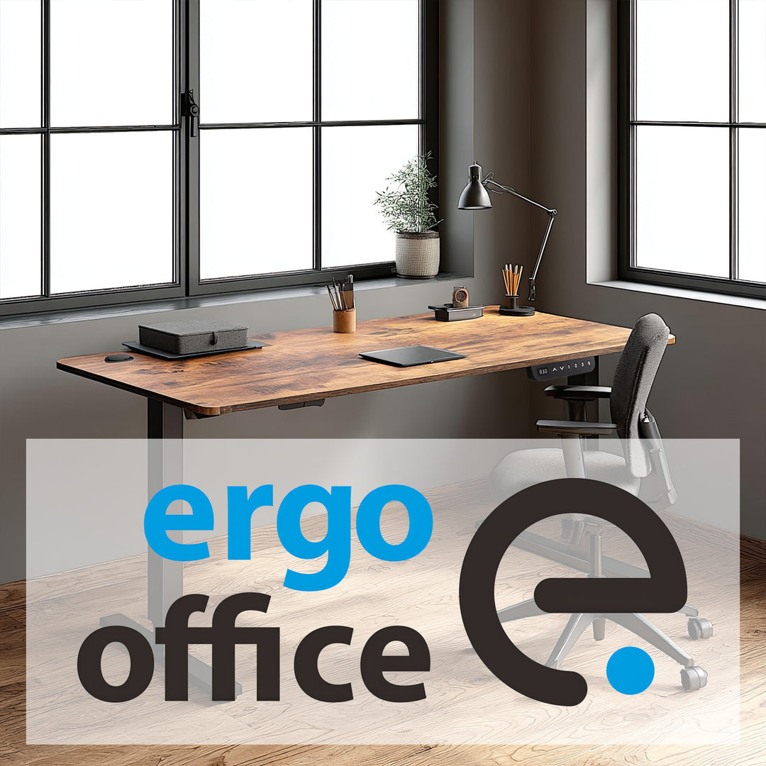 Ergo Office íróasztal elektromos magasságállítással ülő és álló munkavégzéshez
