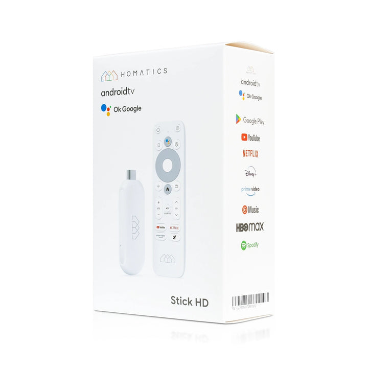 Homatics médialejátszó, Android TV 11, 32 GB, 1 GB RAM, Stick HD