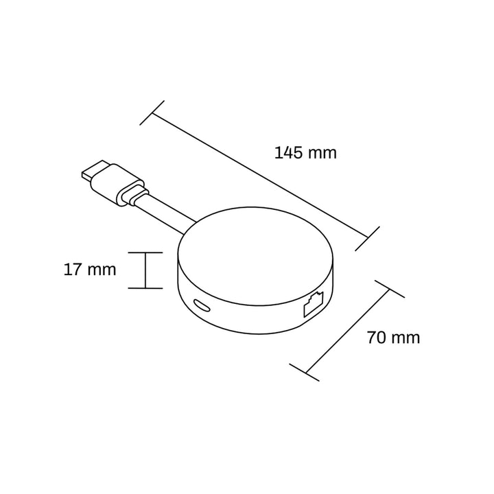 Odtwarzacz multimedialny Homatics, 4K, Google TV, 2GB RAM, Dongle G GTV