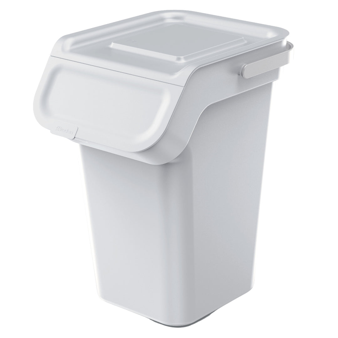 Keden hulladékgyűjtő, aktívszenes szűrő, 25 liter, hamu, Kaddi Q