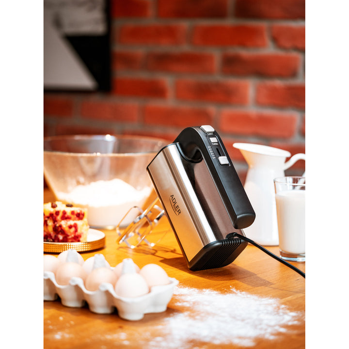 Adler kézi mixer, 5 sebességfokozat, 800W, Turbo funkció, AD 4225