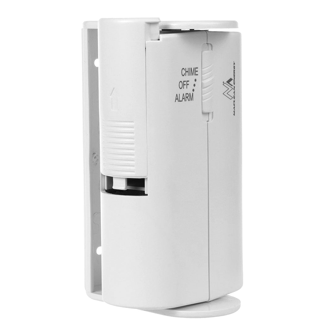 Maclean vezeték nélküli beléptető jelzőberendezés, PIR érzékelő, 8 m hatótávolság, 9V DC elemmel működik, 70 dB feletti hangerő, MCE311 W