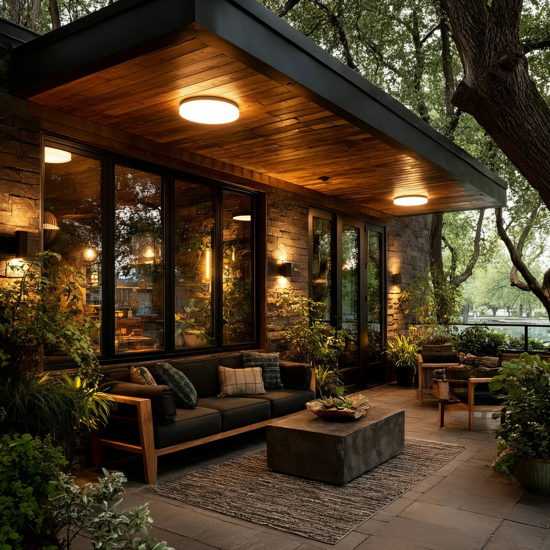 Maclean mennyezeti LED érzékelős lámpa, mikrohullámú érzékelő 5.8GHz, 4000K, 12W, 950lm, IP44, MCE347