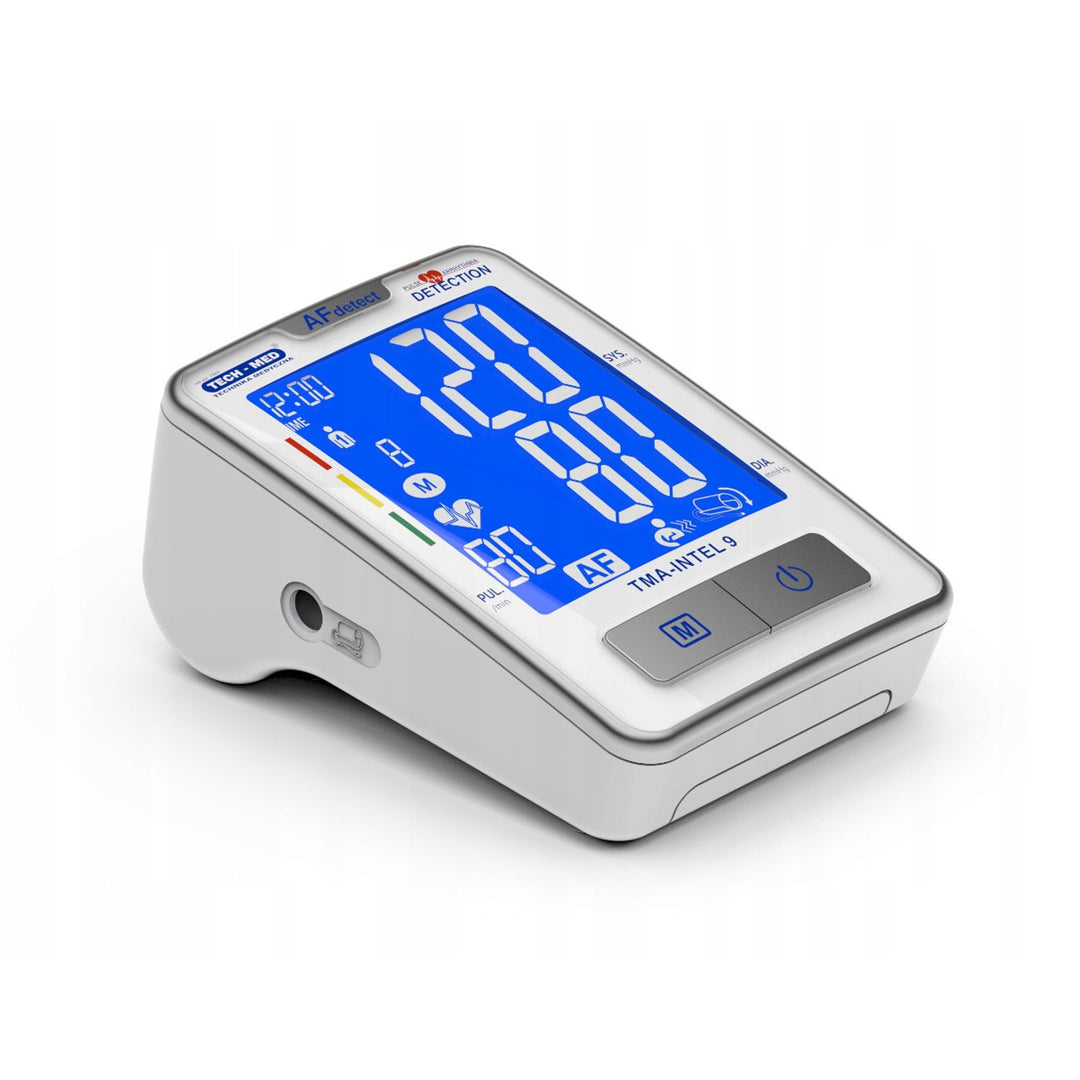 Tech-Med vérnyomásmérő, pitvarfibrilláció érzékelés, LCD kijelző, TMA-INTEL 9