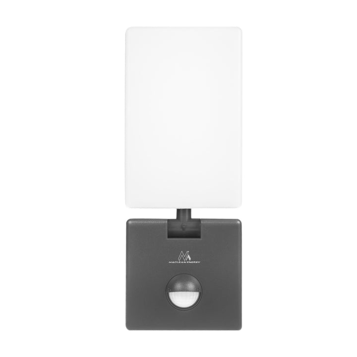 Maclean szürke 10W IP65 800lm 4000K LED lámpa mozgásérzékelővel