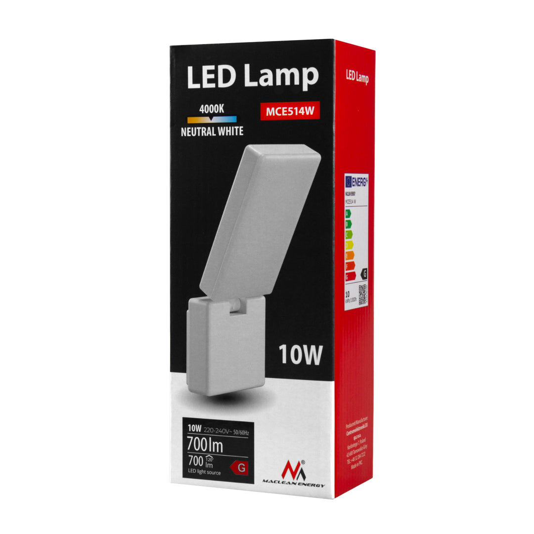Maclean LED-lámpa MCE514 W 10W 700lm IP65 semleges fehér 4000K
