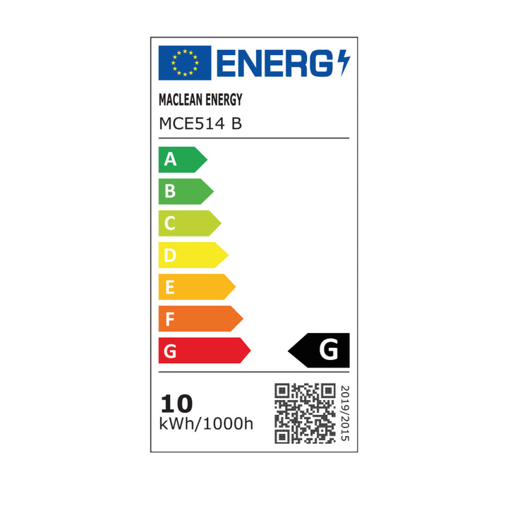 Lámpa LED Maclean MCE514 B czarna 10W 700lm IP65 4000K