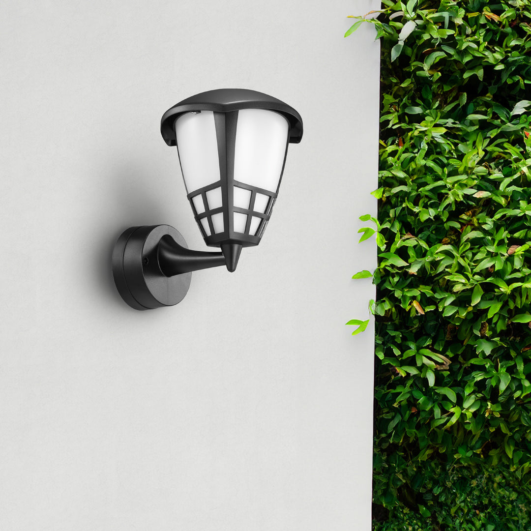 Kültéri fali lámpa 1xE27 Maclean MCE519 B fekete IP65 max 60W