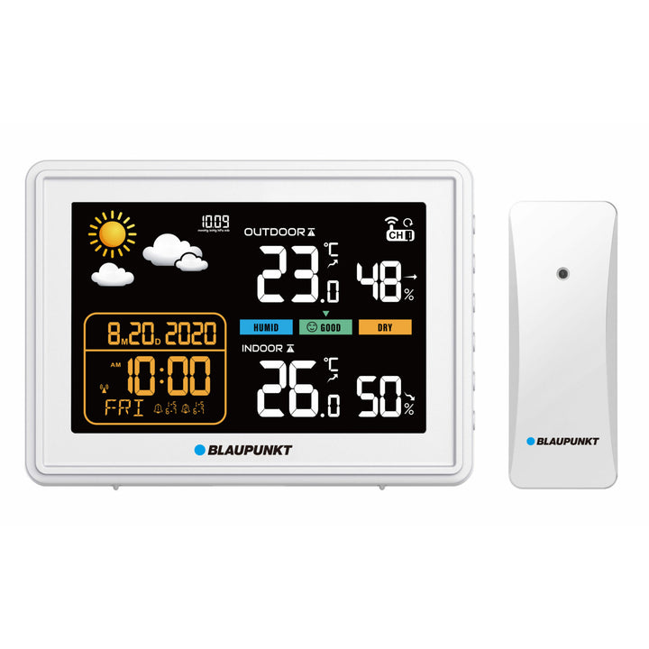 Blaupunkt időjárás állomás, nedvességmérő, nyomás, előrejelzés, WS30WH