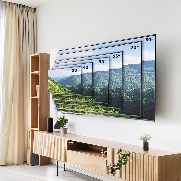 Maclean TV tartó, max VESA 600x400, 32-80", 45kg, dőlésszög állítás +0°~-10°, MC-413
