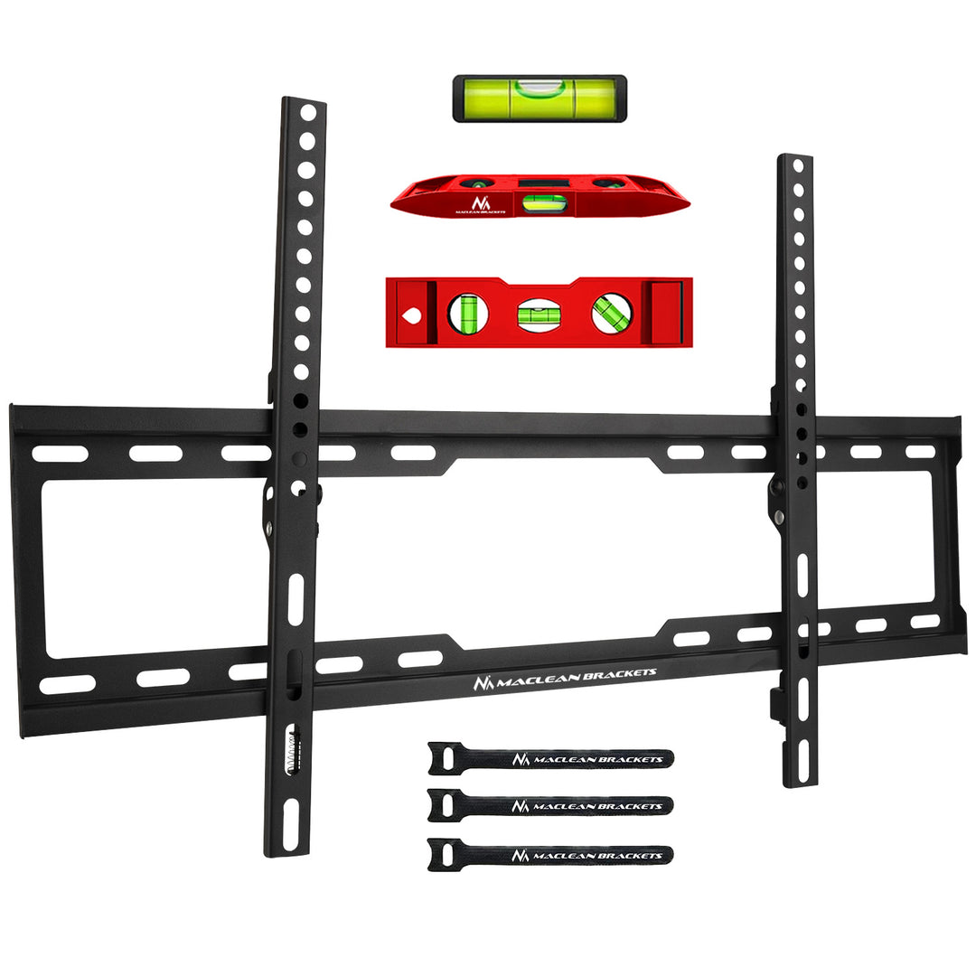Maclean TV tartó, max VESA 600x400, 32-80", 45kg, dőlésszög állítás +0°~-10°, MC-413
