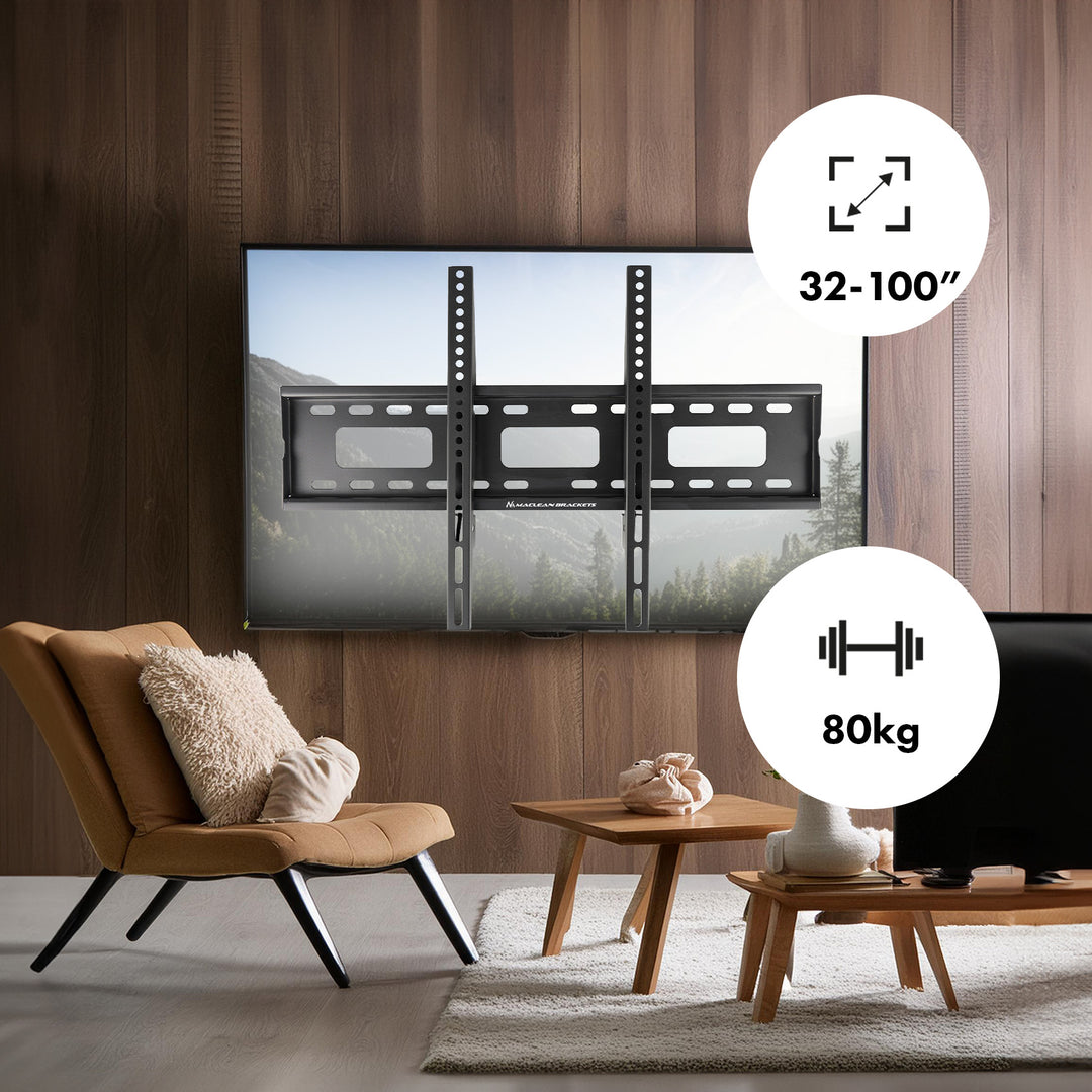 Uchwyt do TV Maclean, max VESA 600x400, 32-100", 80kg, MC-419