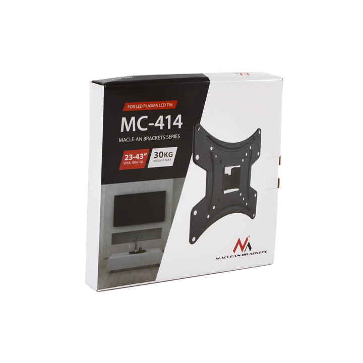 Maclean konzol TV vagy monitor számára, max. VESA 200x200, 23-43", 30kg, fekete, MC-414