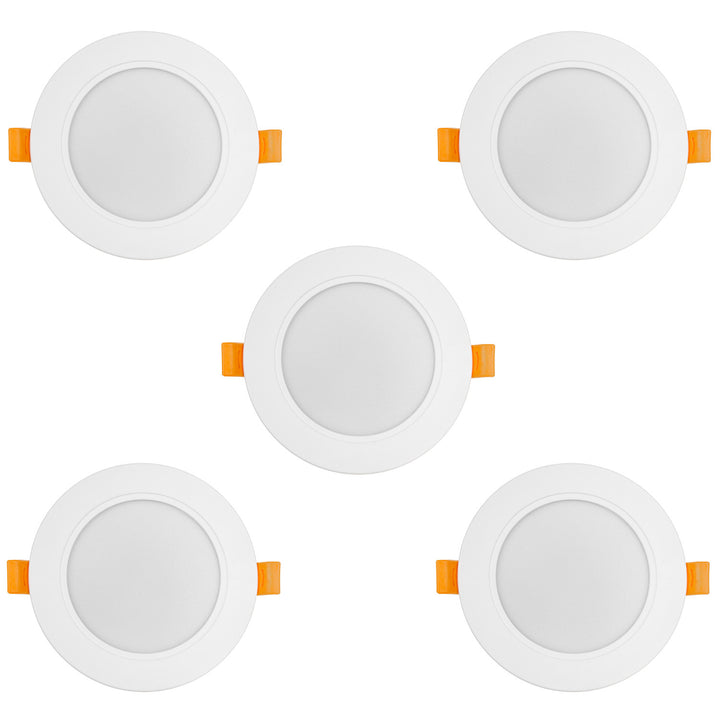 5x Maclean LED mennyezeti panel, süllyesztett SLIM, 9W, semleges fehér 4000K, 120*26mm, 900lm, MCE371 R