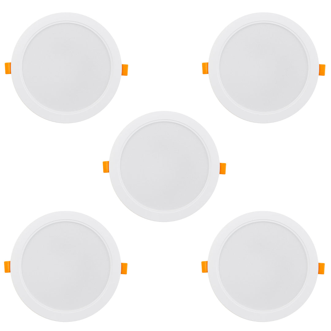 5x Maclean LED mennyezeti panel, süllyesztett SLIM, 18W, semleges fehér 4000K, 170*26mm, 1900 lm, MCE372 R