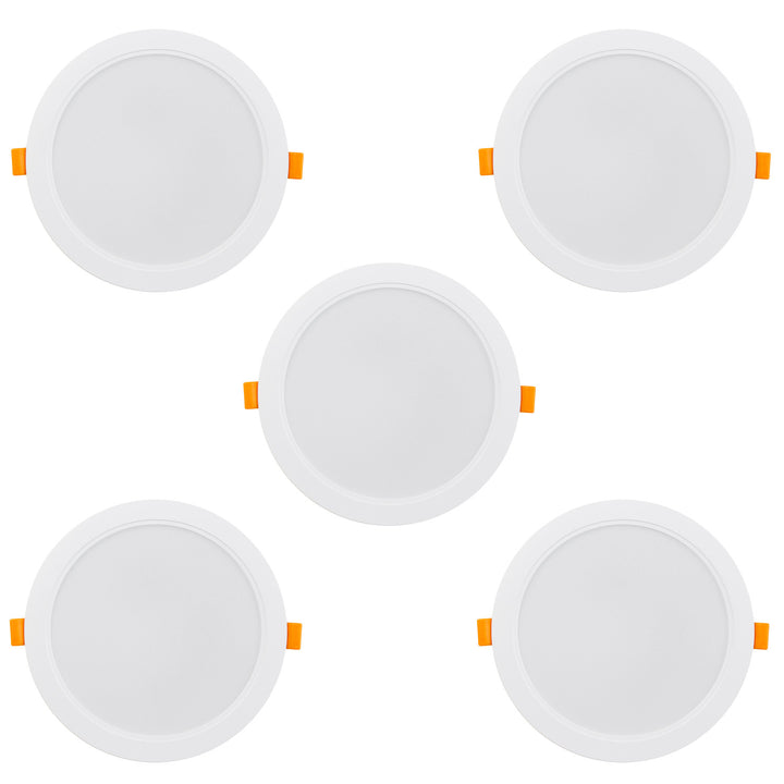 5x Maclean LED mennyezeti panel, süllyesztett SLIM, 18W, semleges fehér 4000K, 170*26mm, 1900 lm, MCE372 R