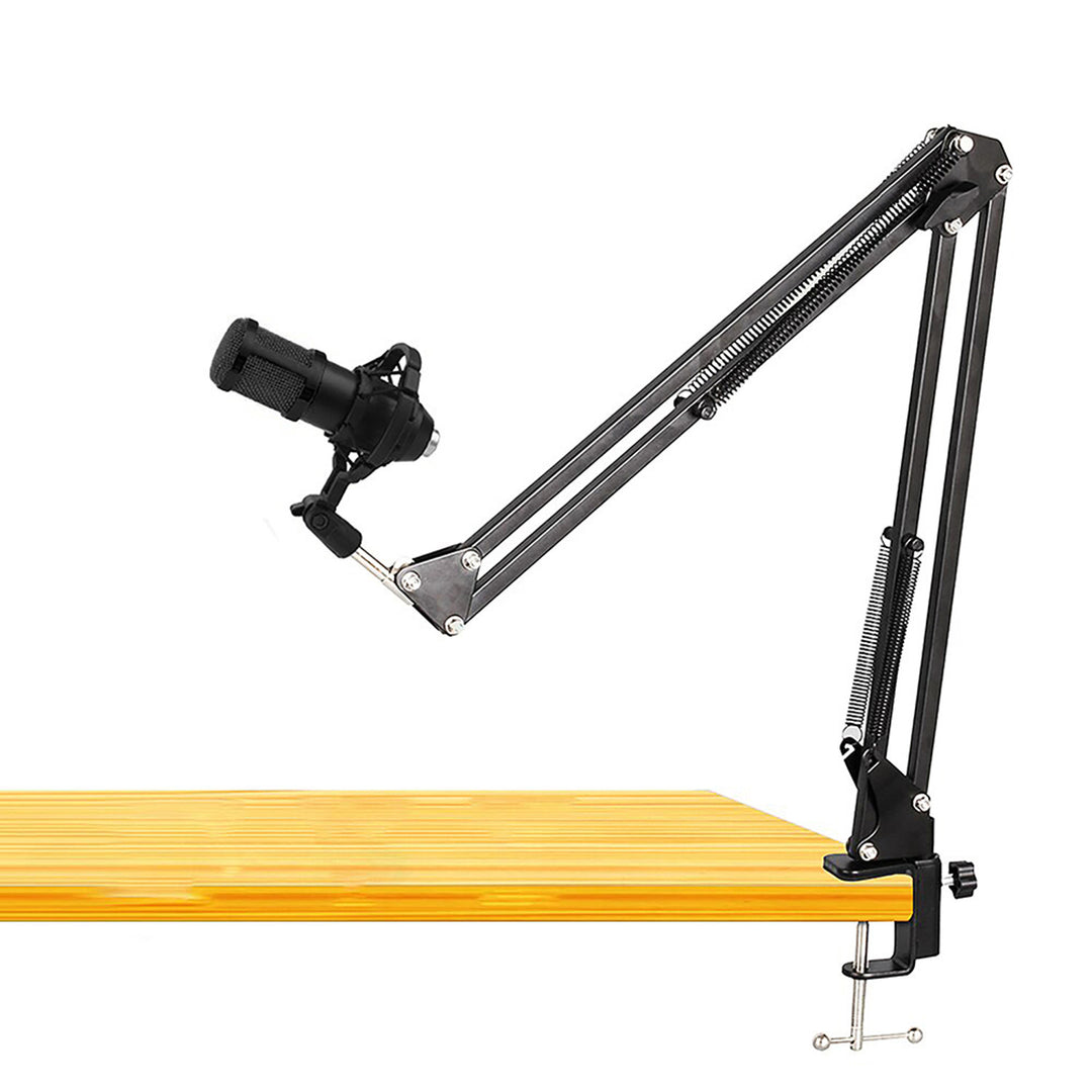 Media-Tech kondenzátor mikrofon, állítható állvány, tartozékok, MT397K