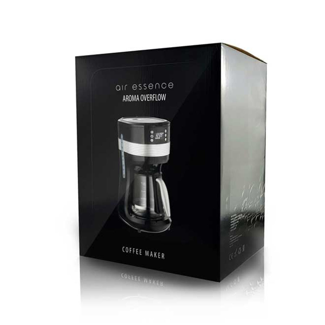 Air Essence, 1,4 L, fekete, Aroma Overflow kávéfőző
