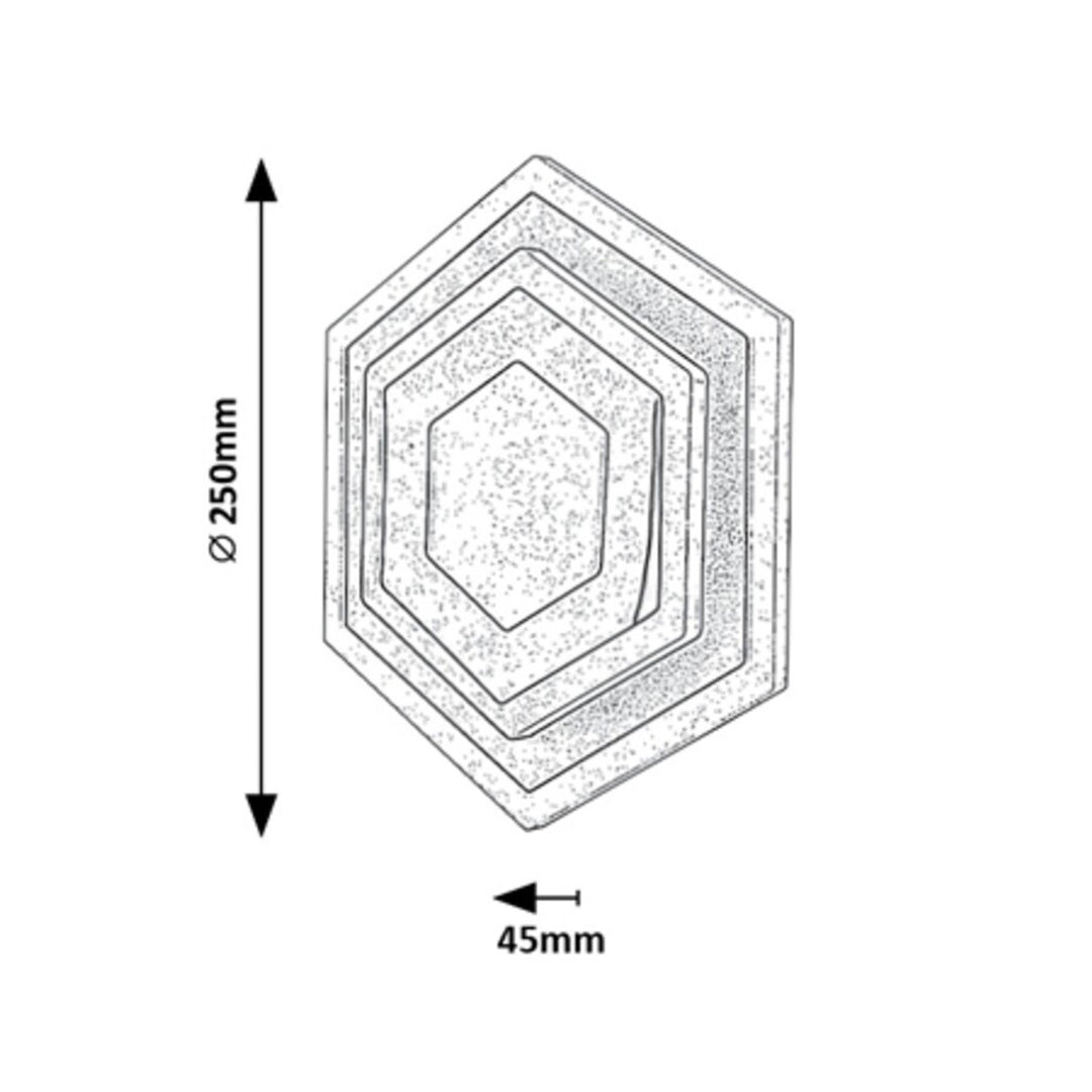 Rabalux lámpa, fali, mennyezeti, 23W, meleg és hideg szín, Bitsi