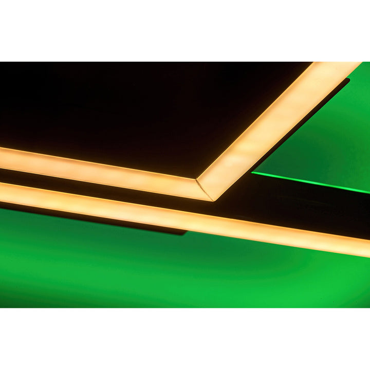 Rabalux, mennyezeti lámpa, LED 40W, fekete, távirányítóval, Ludano