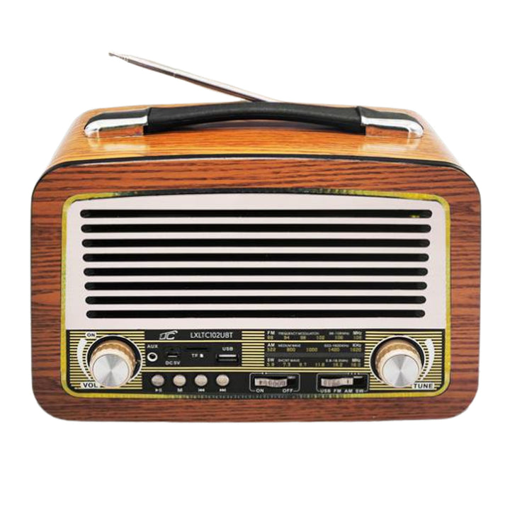 LTC hordozható rádió, teleszkópos antenna, Bluetooth, FM/AM/SW, Olza Retro