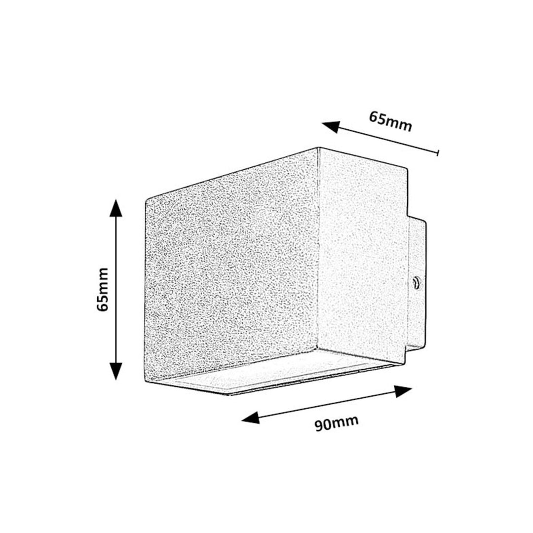 Rabalux, fali lámpa, kültéri, LED, 7W, IP54, Mataro, Mataro
