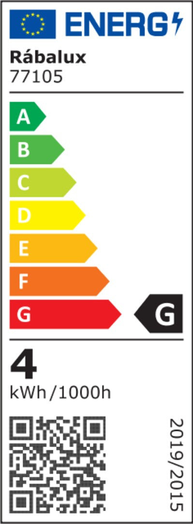 Rabalux, fali lámpa, kültéri, LED 4W, antracit, Trento