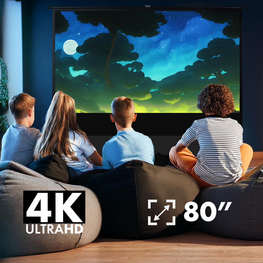 Hordozható vetítővászon Maclean, kompakt, állványos, 80", 16:10, MC-212