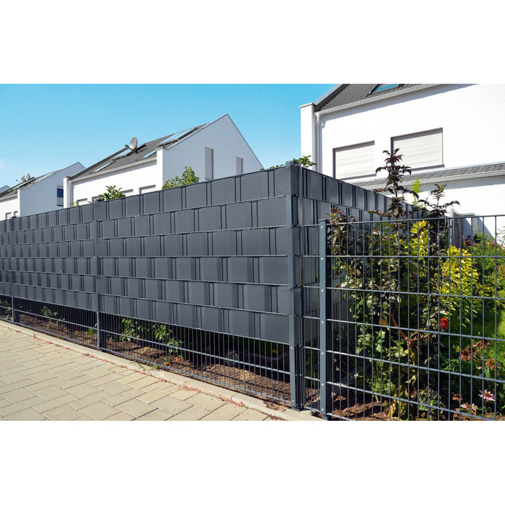 Cellfast kerítésszalag, UV-álló, 20 klipsz, 35m, grafit, 30-080