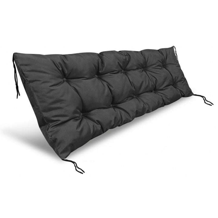 Europallet kerti pad párna fekete 120x40 cm
