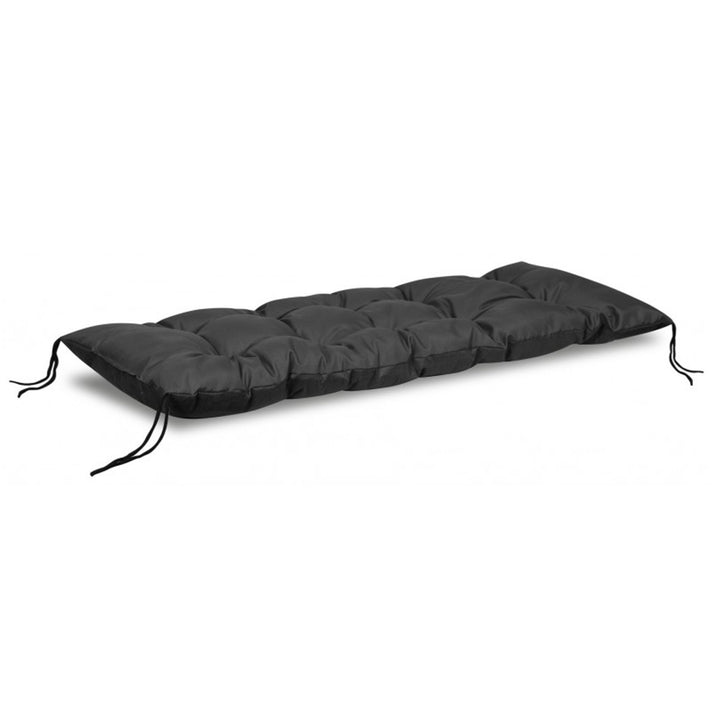 Europallet kerti pad párna fekete 120x40 cm
