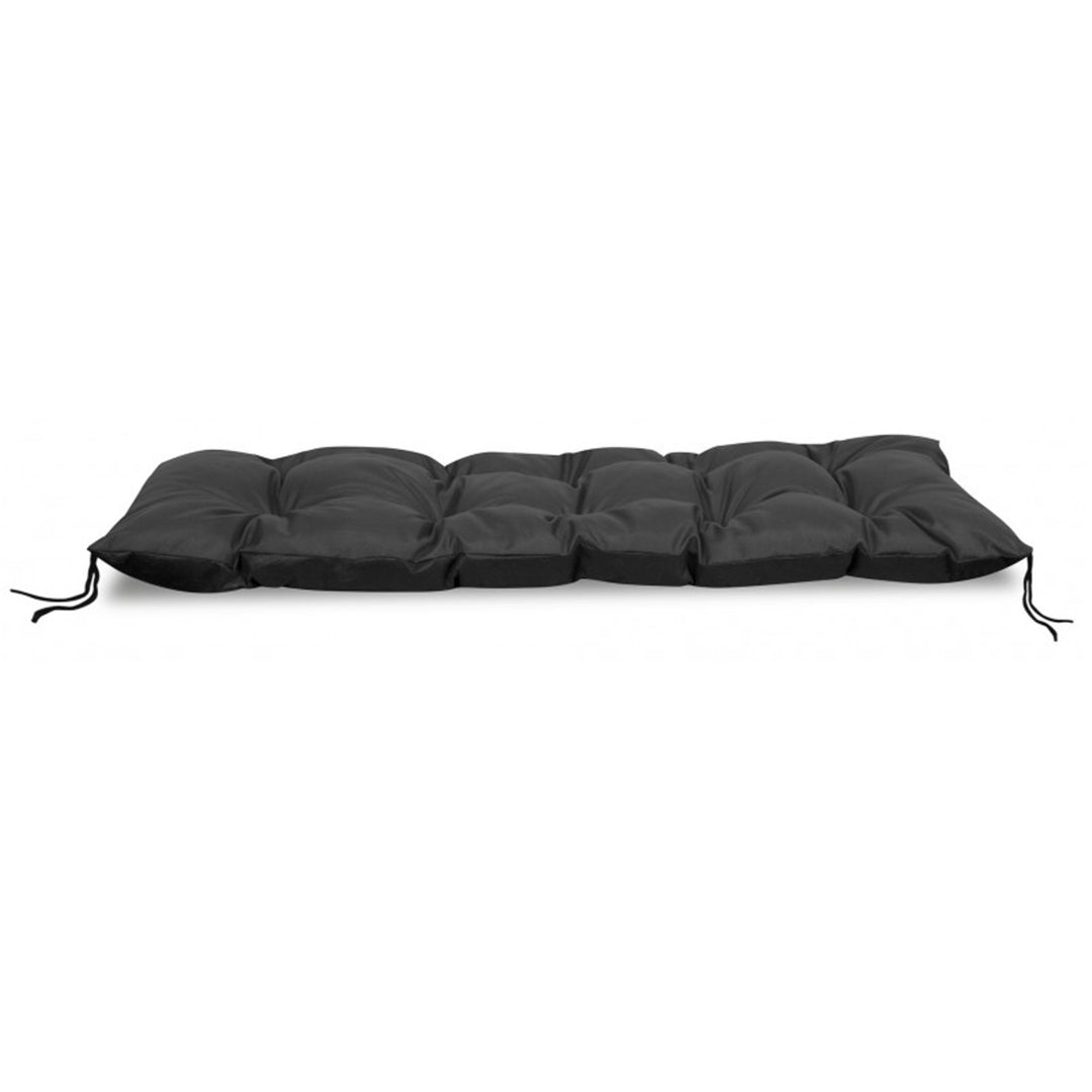 Europallet kerti pad párna fekete 120x40 cm