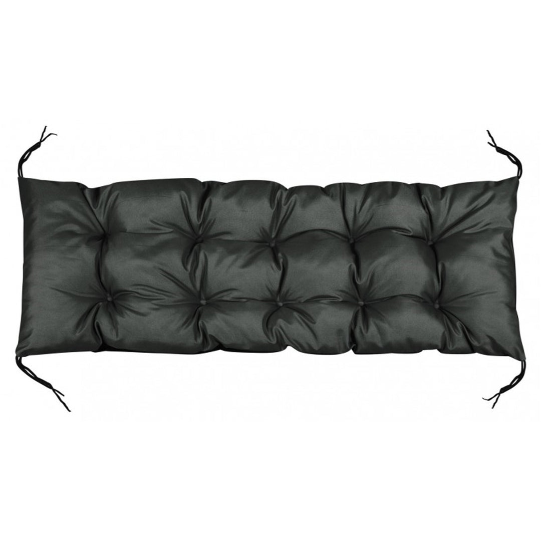Europallet kerti pad párna fekete 120x40 cm